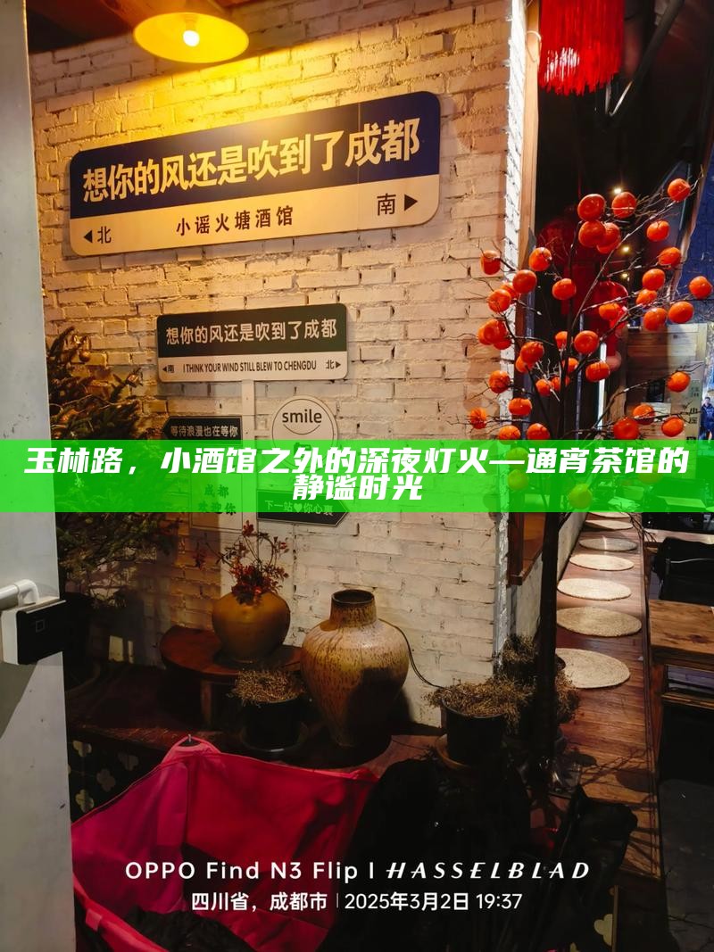 玉林路，小酒馆之外的深夜灯火—通宵茶馆的静谧时光